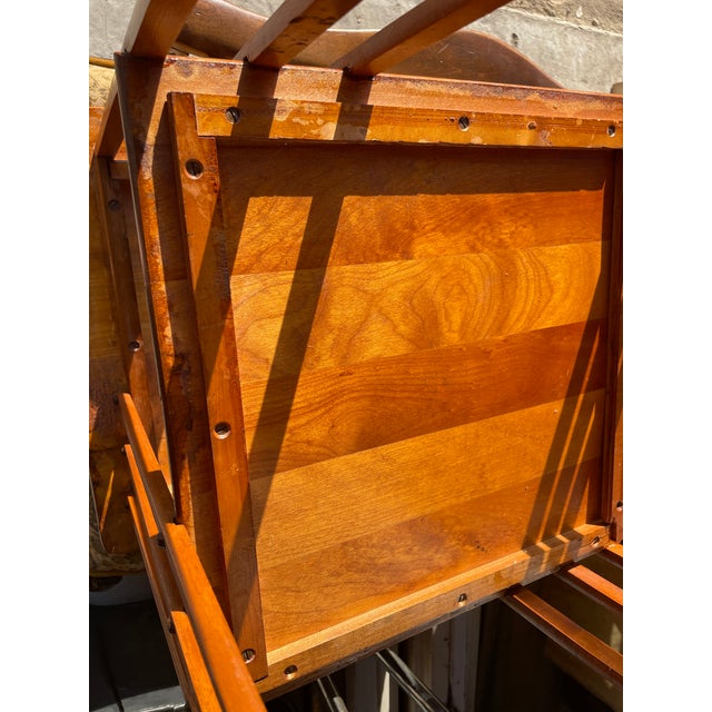 Mid 20th Century Large Vintage Art Deco Revolving Bookcase For Sale - Image 9 of 10