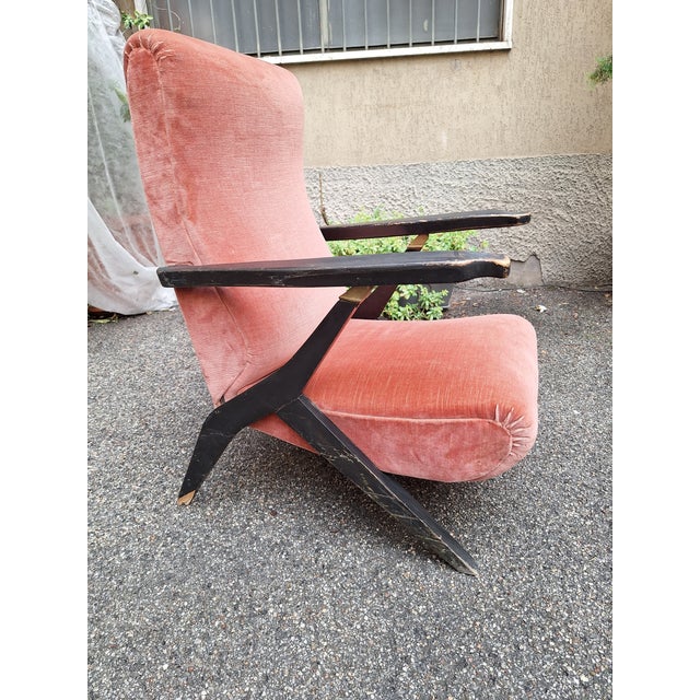 1950s Reclining Armchair by Antonio Gorgone, 1950s For Sale - Image 5 of 14