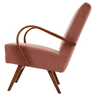 Beech Armchair by Jaroslav Smidek for Ton, Czechoslovakia, 1960s For Sale