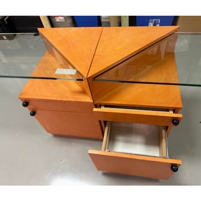 1970s Late 20th Century Mid Century Ex Large Cantoni Movable Office Desk Storage File U or L Shape For Sale - Image 5 of 12