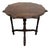 Vintage Jacobean Revival English Tudor Style Oak Side Table Lamp Table For Sale