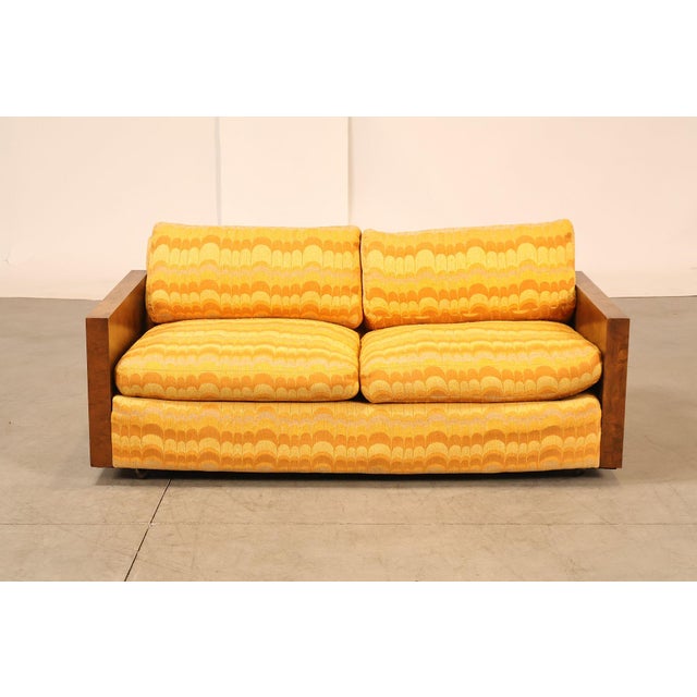 Milo Baughman For Thayer Coggin Mid Century Modern Two Seat Sofa Loveseat For Sale - Image 15 of 18