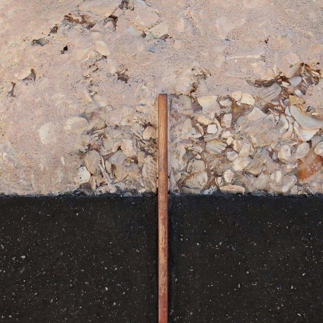 Title: Rise 5 Artist: Joe Segal Year: 2025 Medium: Concrete and Copper Sculpture This contemporary wall sculpture by Joe...