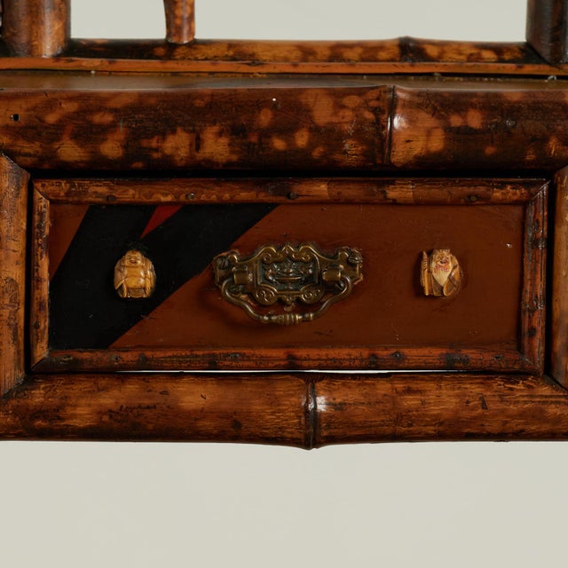 Antique English Bamboo Pagoda Hall Tree Umbrella Stand For Sale - Image 11 of 18