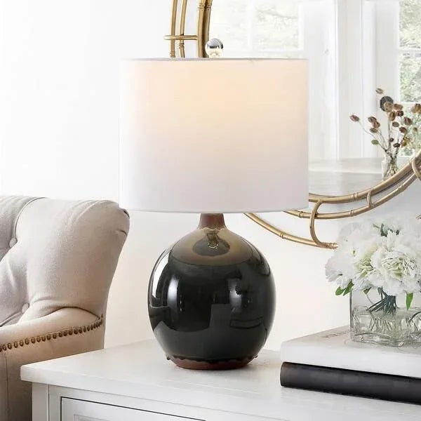 Contemporary Safavieh Wila Table Lamp - Brown For Sale - Image 3 of 7