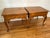 Late 20th Century Broyhill Oak Queen Anne Side Tables For Sale - Image 13 of 16