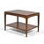 A handsome coffee table in walnut, this design from the Lane "Rhythm" collection has subtle details that exhibit a...