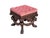 Italian 18th C Style Carved Italian Walnut Footstool Ottoman Bench For Sale - Image 3 of 5