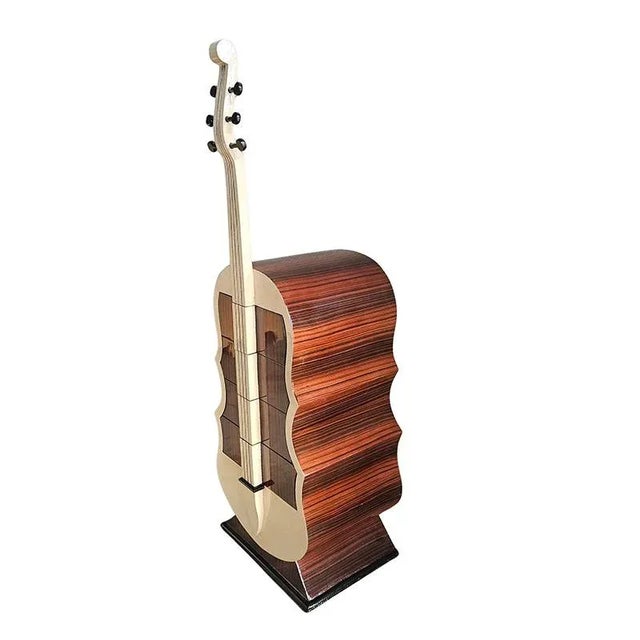 1980s Violin-Shaped Chest of Drawers, 1980s For Sale - Image 5 of 7