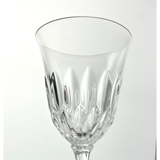 1970s 1970s Fostoria “Kimberly” Set of 5 Water Glasses 7 3/8” 9oz For Sale - Image 5 of 5