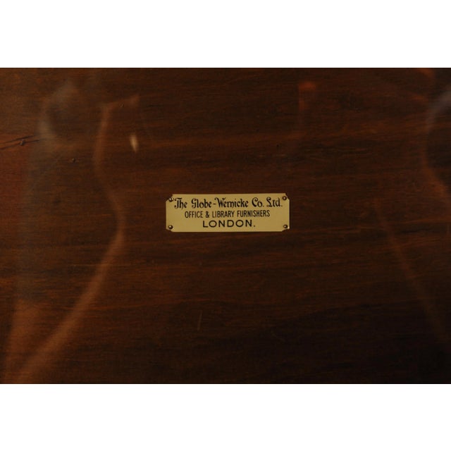 1920s Four Tier Glazed Sectional Modular Bookcase from Globe Wernicke, 1920s For Sale - Image 5 of 7