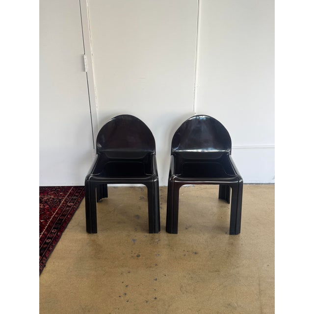 1970s Gae Aulenti Model 4854 Chairs for Kartell, 1970s For Sale - Image 5 of 9