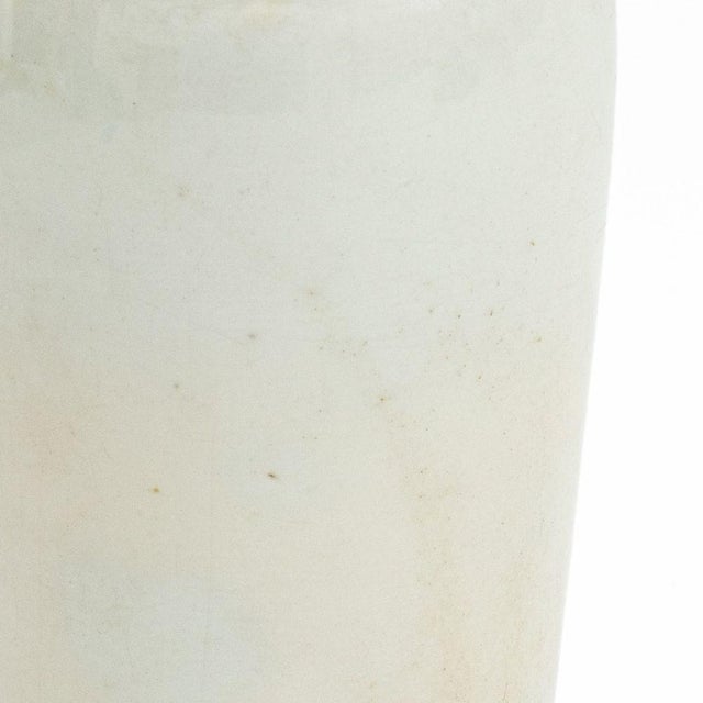 Chinese Chinese White Porcelain Bottle Vase For Sale - Image 3 of 6