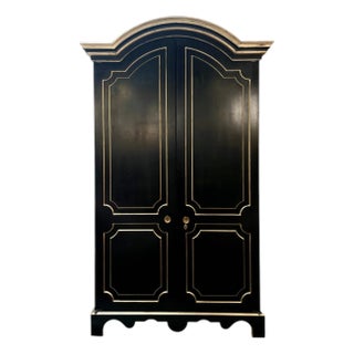 Dennis & Leen Fontenay 22k Gold Leaf Cabinet For Sale
