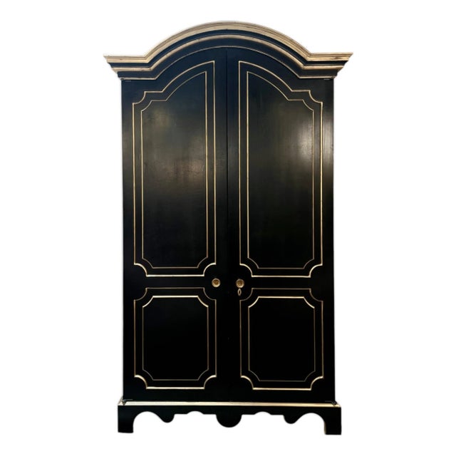 Dennis & Leen Fontenay 22k Gold Leaf Cabinet For Sale