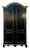 Dennis & Leen Fontenay 22k Gold Leaf Cabinet For Sale