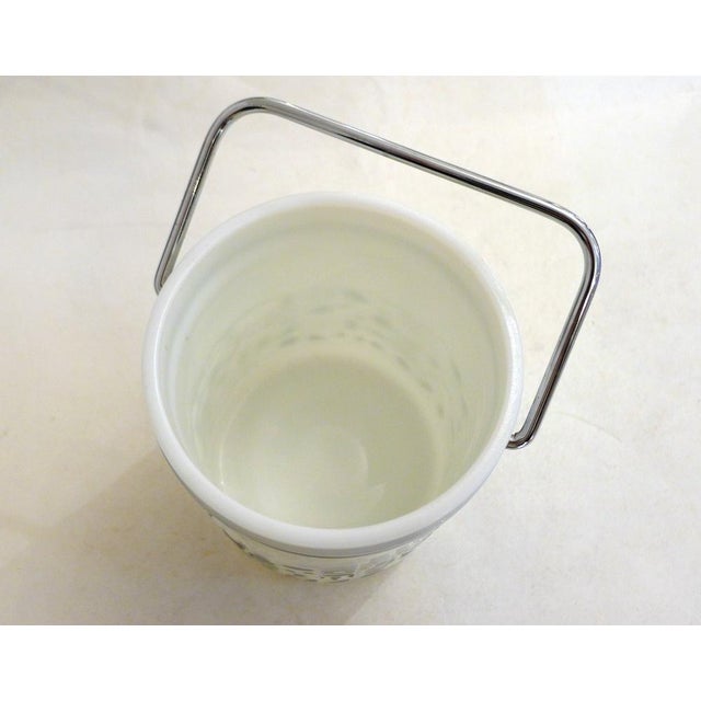 Vintage Opaline Ice Bucket, 1960 For Sale - Image 6 of 10