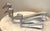 Silver Set of 3 Graduated Incredible Postmodern Vintage Matthew Hilton Swan Candlesticks For Sale - Image 8 of 9