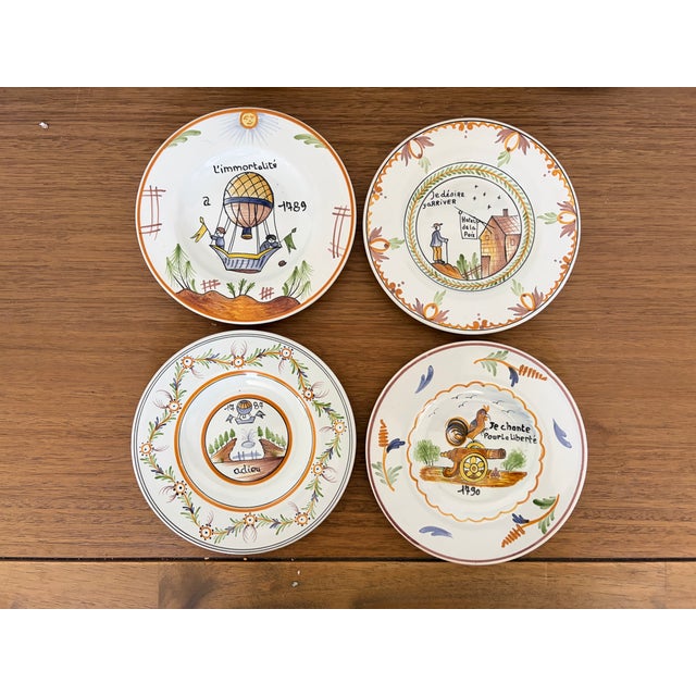 Vintage 1967 French La Révolution Hand-Painted Stoneware Dinnerware Set, 49 Pieces For Sale - Image 14 of 15