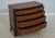 Traditional Maitland Smith Federal Style Mahogany Bowfront Chest of Drawers For Sale - Image 3 of 18