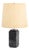Modern Black Marble and Chrome Table Lamp For Sale