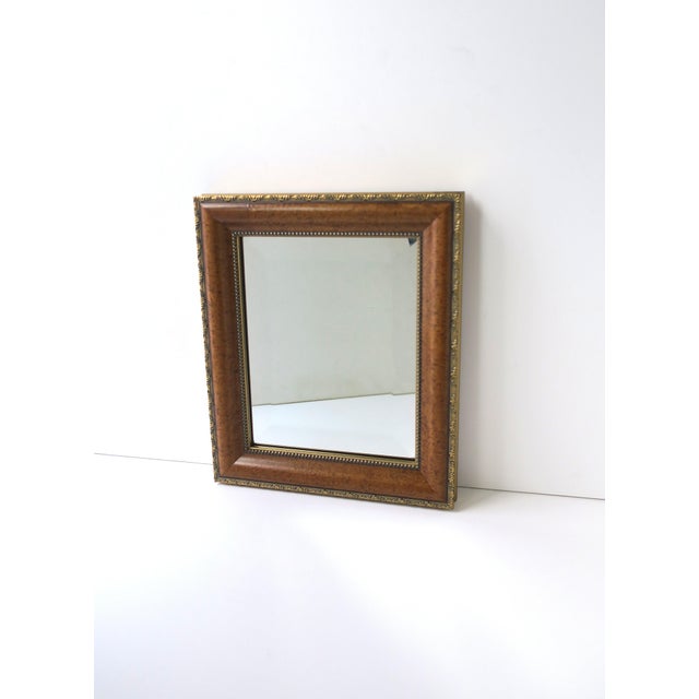 Traditional Wall Mirror, Burl-Style Frame, Circa Late 20th Century For Sale - Image 3 of 10