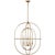 Desmond Open Double Oval Lantern in Gild Designer: Chapman & Myers Canopy: 5.25" Round Mounting: Chain Shade Detail: No...