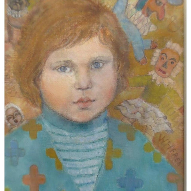 Molly Rice ARCA Portrait of a Girl, circa 1970s Material: Oil on canvas laid on board An evocative portrait of a young...