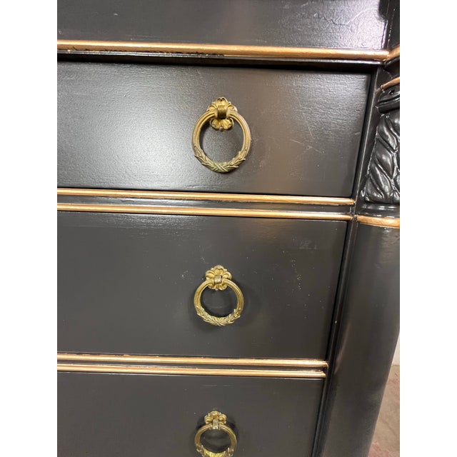 Vintage Regency Wire Mesh Cabinet Chest of Drawers For Sale In New York - Image 6 of 11