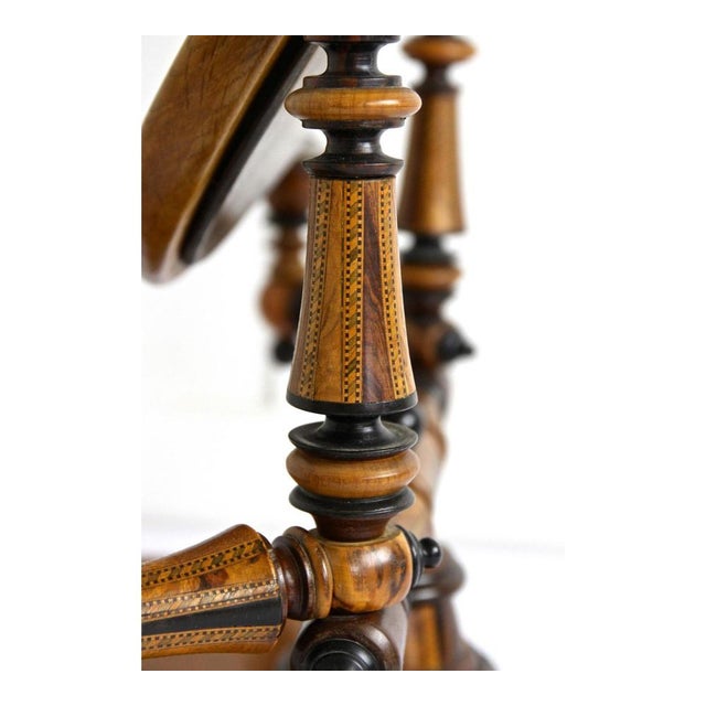 Vanity Table Mirror with Candlesticks, 19th Century For Sale - Image 11 of 18