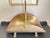 English Vintage Mid 20th Century Hammered Brass Fireplace Log Holder With Lion Faces & Paws For Sale - Image 3 of 12