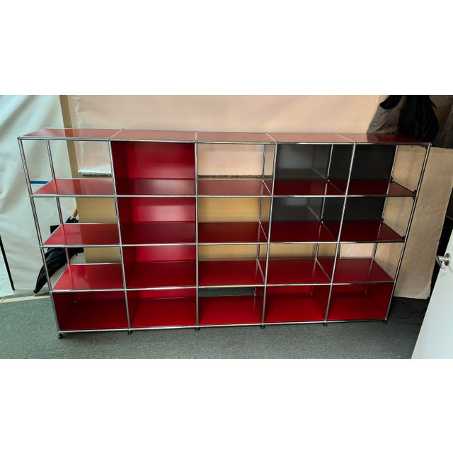Usm Fritz Haller Modular Shelving, 20 Cubbies | Chairish