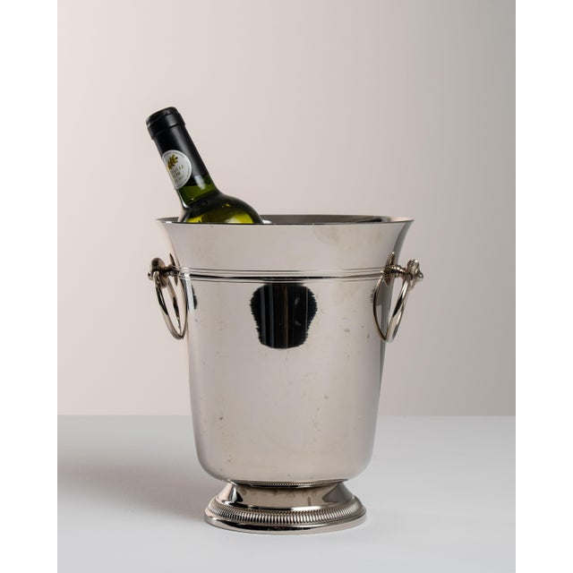 Silver Mid 20th Century France Silver Ice Bucket For Sale - Image 8 of 15