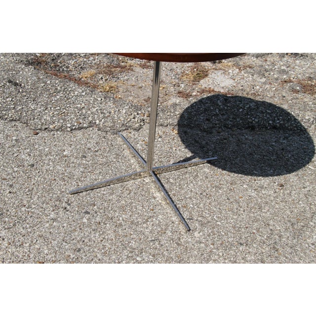 Pair of Marc Thorpe for Bernhardt Designs Side Tables W/ Curly Maple Tops For Sale - Image 10 of 11