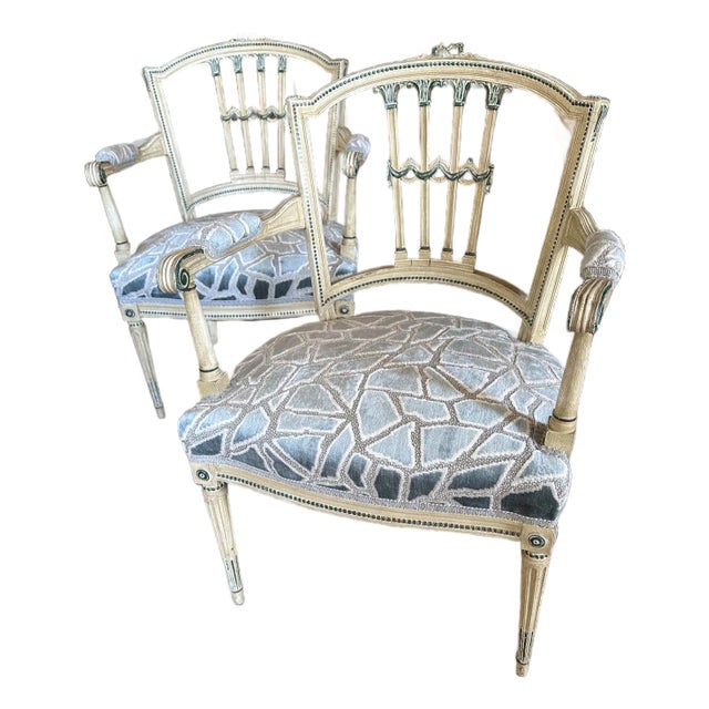 1940’s Italian Children’s Arm Chairs/a Pair For Sale