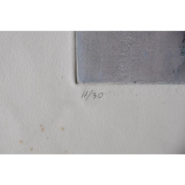 Lawrence Heyman, Fertilization IIII from Atelier 17 Series, Etching on Arches Paper, 1960s For Sale - Image 10 of 13