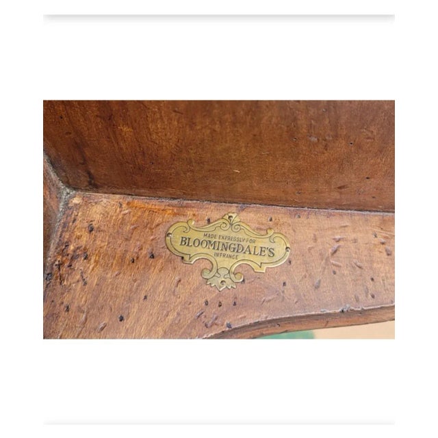 Large 1960s Vintage Carved Walnut French Wall Shelf 47" For Sale - Image 9 of 10