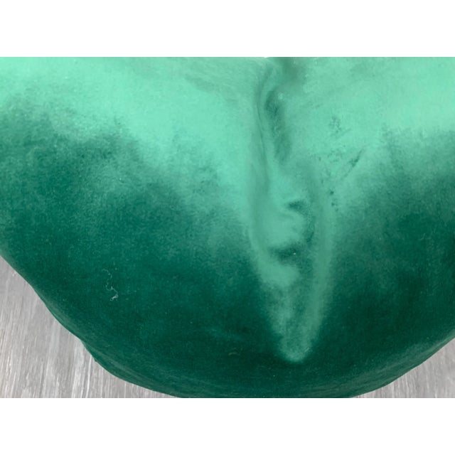 2020s Contemporary Green Velvet Decorative Pillow Cover For Sale - Image 5 of 13