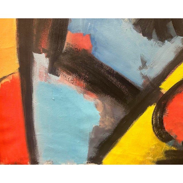 Abstract Oil on Canvas Painting by Darrell L. Anderson For Sale - Image 4 of 8