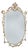 Italian Baroque Brass Wall Mirror, 1960s For Sale