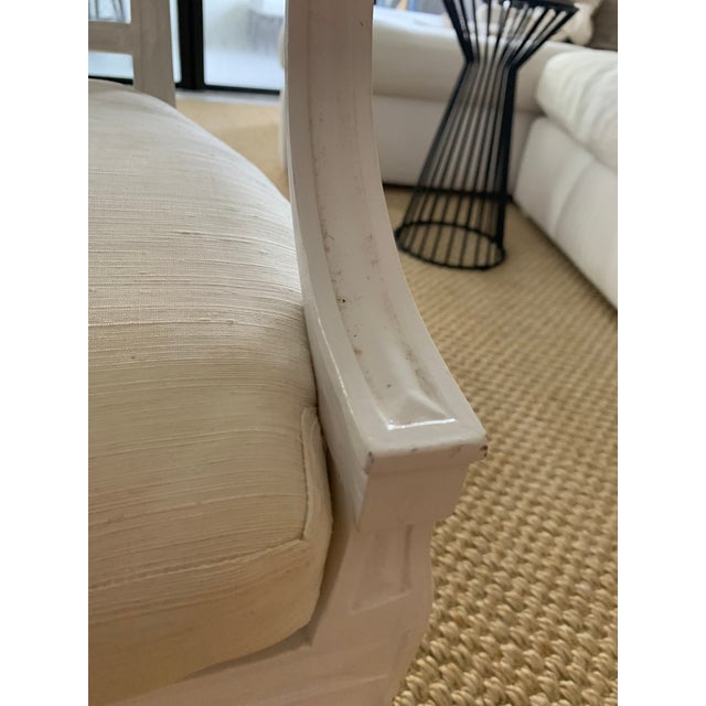 1970s White Greek Style Chair For Sale - Image 10 of 12