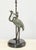 Verdigris Pair of Maitland-Smith Bronze Monkey Ostrich Table Lamps For Sale - Image 8 of 18