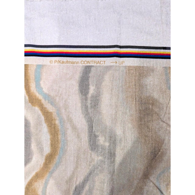 P. Kaufmann "In Layers" Opal Light Weight Chenille Fabric- 5.5 Yards For Sale In Los Angeles - Image 6 of 7