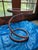 1970 Mid Century Pink Rattan End Table W/Removable Top. For Sale - Image 4 of 5