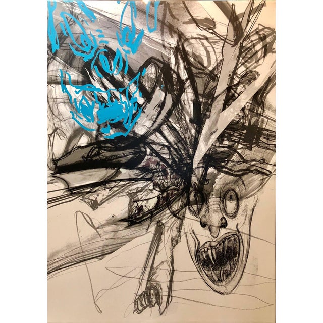 From his show Hashish at Michael Steinberg Gallery (bearing their label verso) Reviewed by Roberta Smith in the New York...
