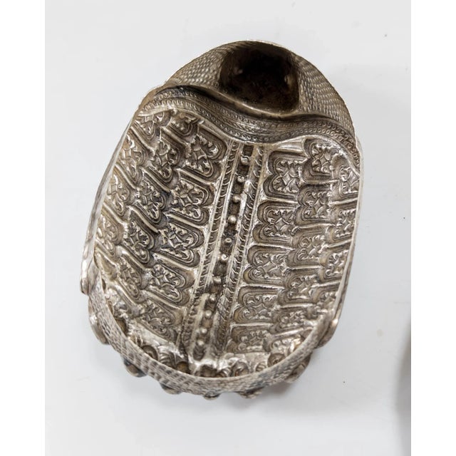 Early 20th Century South East Asian Silver Turtle Form Betel Box For Sale - Image 9 of 11
