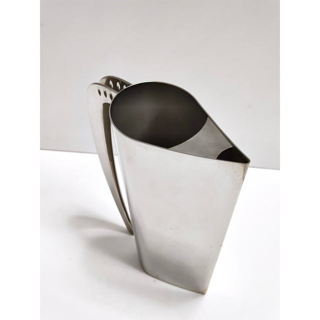 Lino Sabattini Silver-Plated Brass Jug Kanye by Lino Sabattini, Italy, 1970s For Sale - Image 4 of 13
