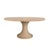 Matthew Izzo Home - Malibu 60" Round Rope Wrapped Pedestal Dining Table in Cerused Oak For Sale In New York - Image 6 of 6