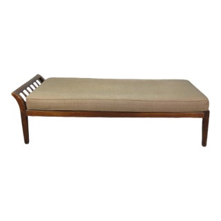 Antique Upholstered Dutch Colonia Daybed For Sale