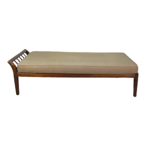 Antique Upholstered Dutch Colonia Daybed